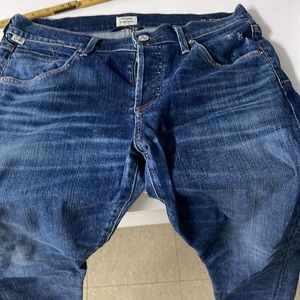 Citizens of humanity, blue denim, jeans, Elsa, mid rise, slim, fit crop